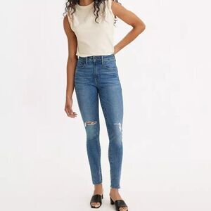 Levi's Womens 721 Vintage High Rise Skinny Distressed NWT